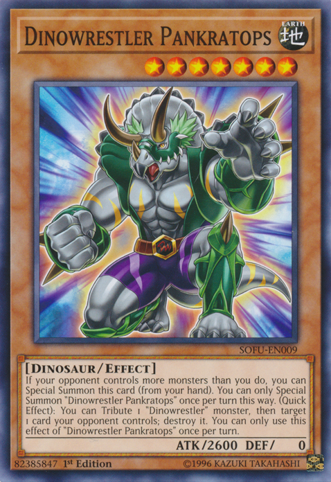 Dinowrestler Pankratops [SOFU-EN009] Common Yu-Gi-Oh!