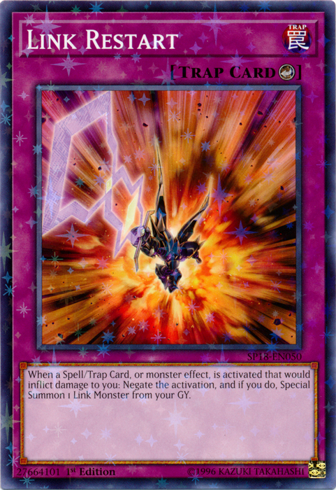 Link Restart [SP18-EN050] Starfoil Rare Yu-Gi-Oh!