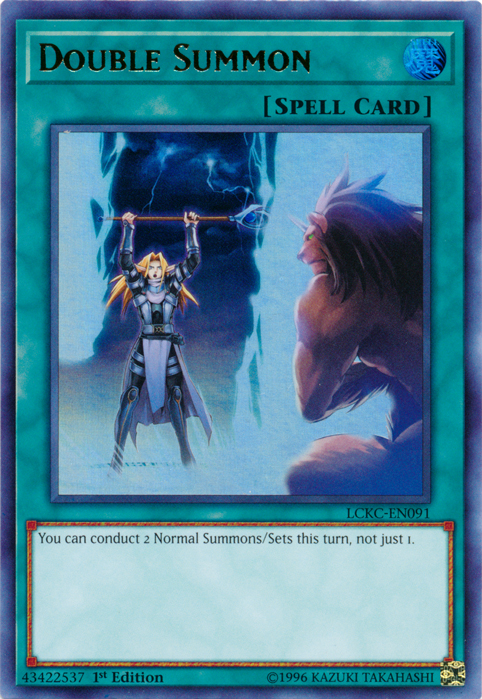 Double Summon [LCKC-EN091] Ultra Rare Yu-Gi-Oh!