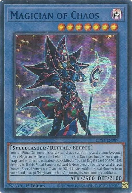 Magician of Chaos (Blue) [LDS3-EN089] Ultra Rare Yu-Gi-Oh!