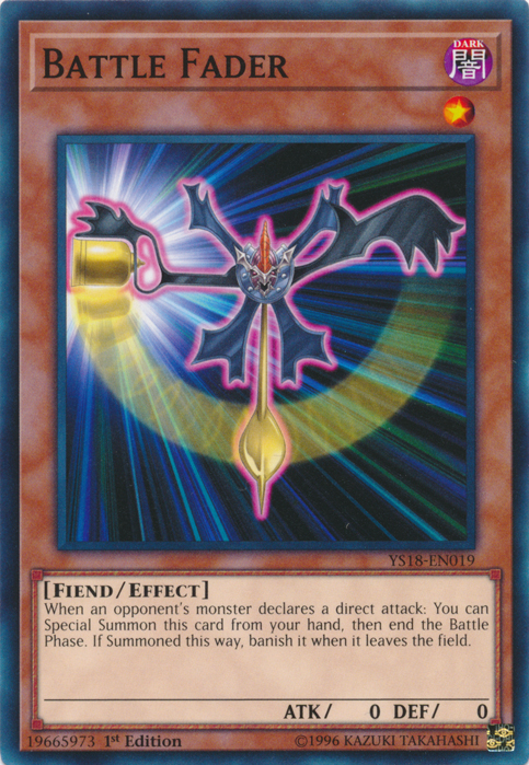 Battle Fader [YS18-EN019] Common Yu-Gi-Oh!