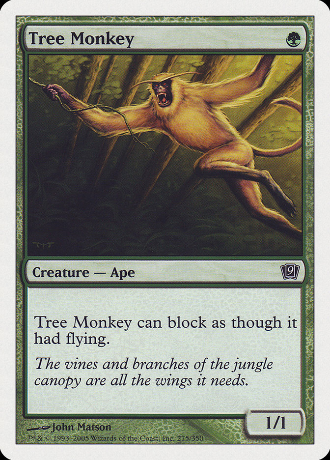 Tree Monkey [Ninth Edition] Magic: The Gathering