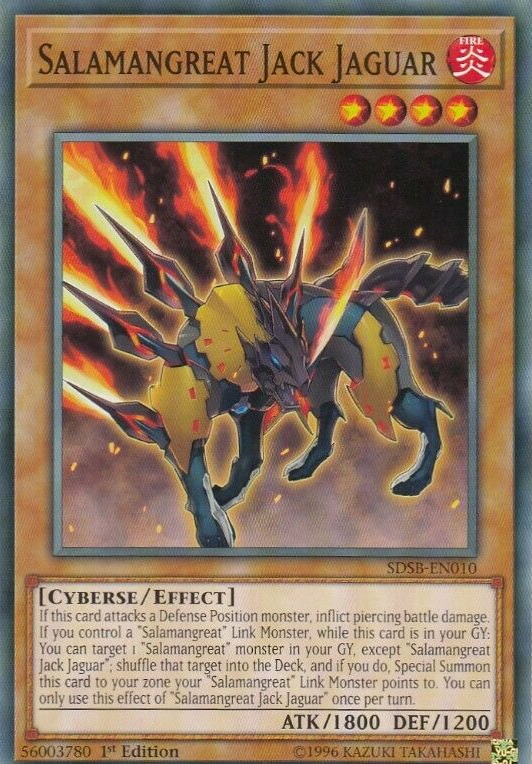 Salamangreat Jack Jaguar [SDSB-EN010] Common Yu-Gi-Oh!