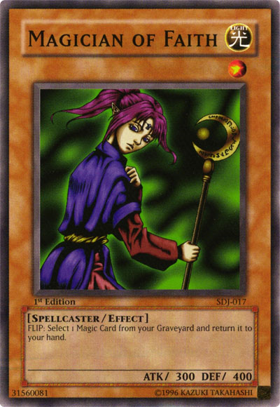 Magician of Faith [SDJ-017] Common Yu-Gi-Oh!