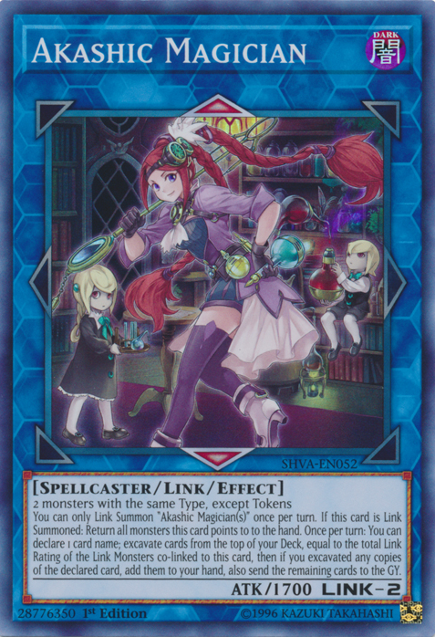 Akashic Magician [SHVA-EN052] Super Rare Yu-Gi-Oh!