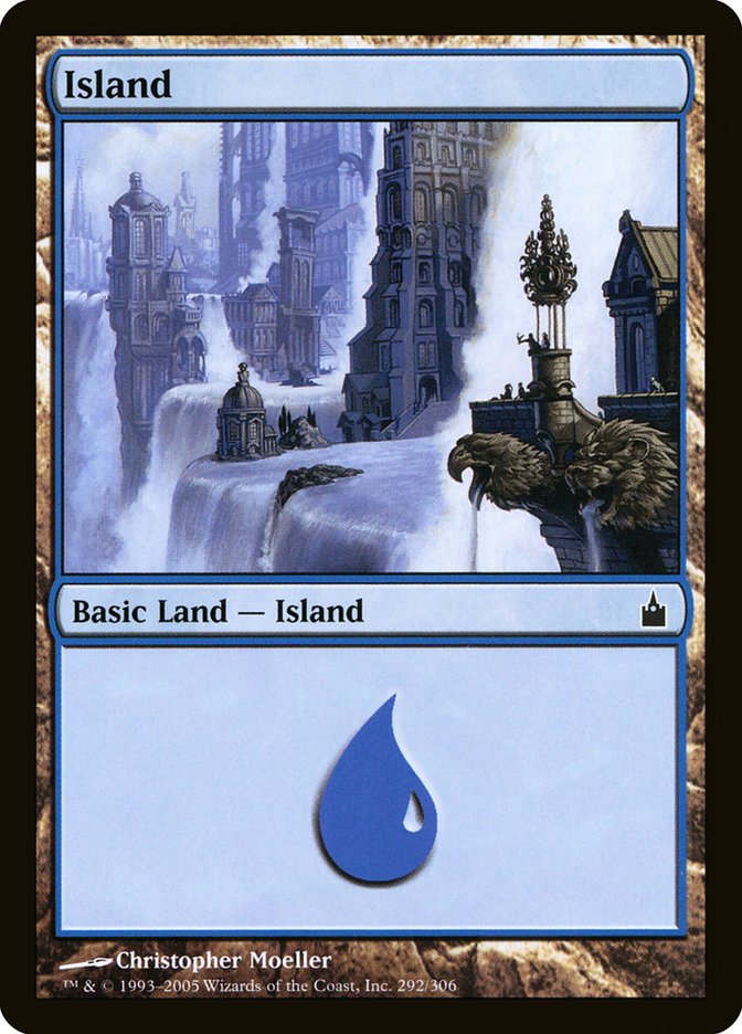 Island (292) [Ravnica: City of Guilds] Magic: The Gathering