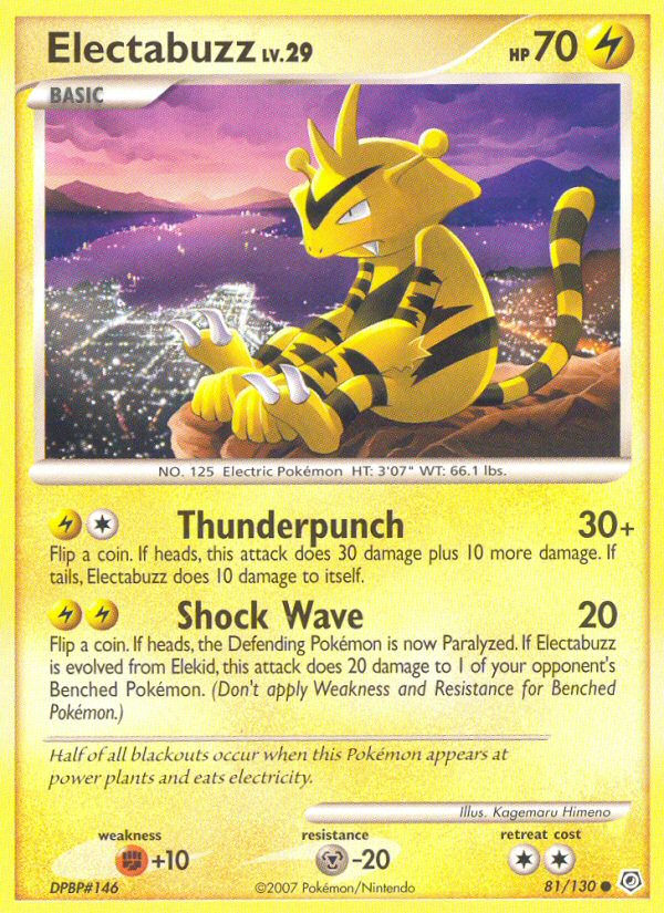 Electabuzz (81/130) [Diamond & Pearl: Base Set] Pokémon