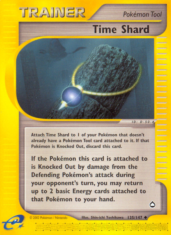 Time Shard (135/147) [Aquapolis] Pokémon