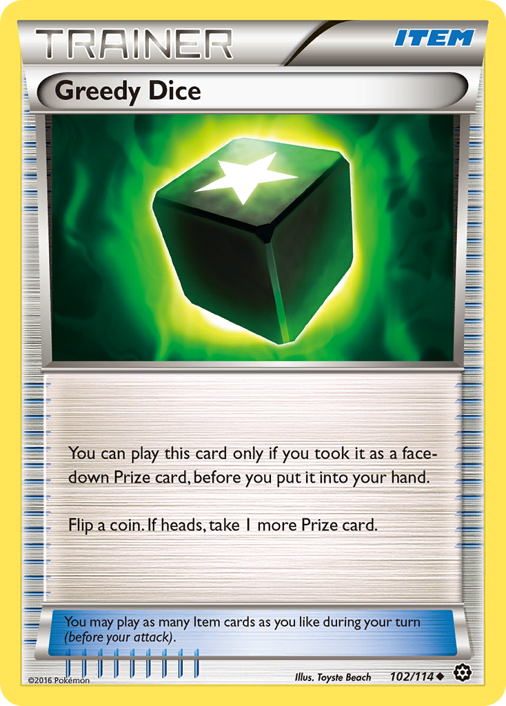 Greedy Dice (102/114) [XY: Steam Siege] Pokémon