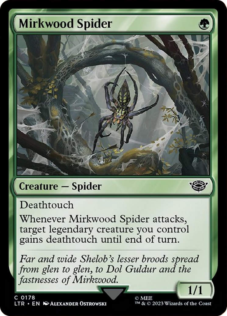 Mirkwood Spider [The Lord of the Rings: Tales of Middle-Earth] Magic: The Gathering