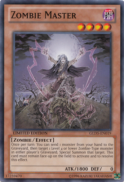 Zombie Master [GLD5-EN019] Common Yu-Gi-Oh!