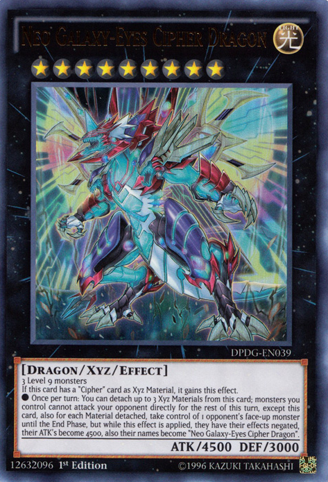 Neo Galaxy-Eyes Cipher Dragon [DPDG-EN039] Ultra Rare Yu-Gi-Oh!