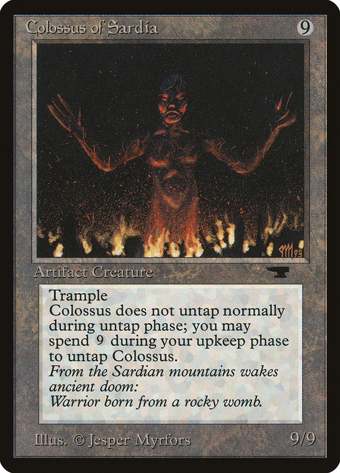 Colossus of Sardia [Antiquities] Magic: The Gathering