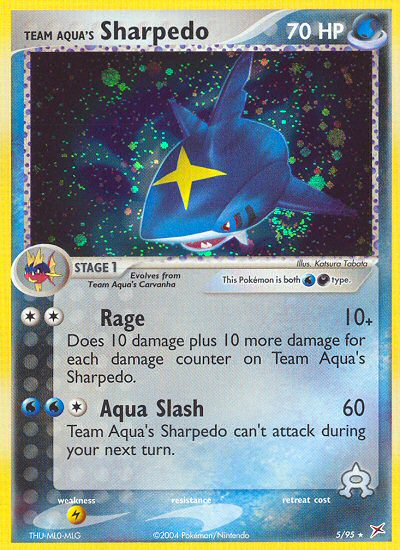 Team Aqua's Sharpedo (5/95) [EX: Team Magma vs Team Aqua] Pokémon