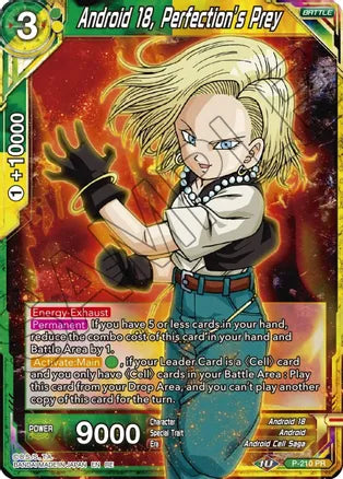 Android 18, Perfection's Prey (P-210) [Mythic Booster] Dragon Ball Super