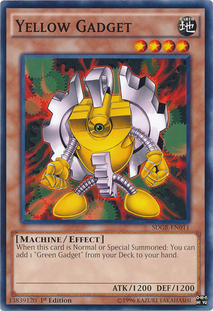 Yellow Gadget [SDGR-EN011] Common Yu-Gi-Oh!