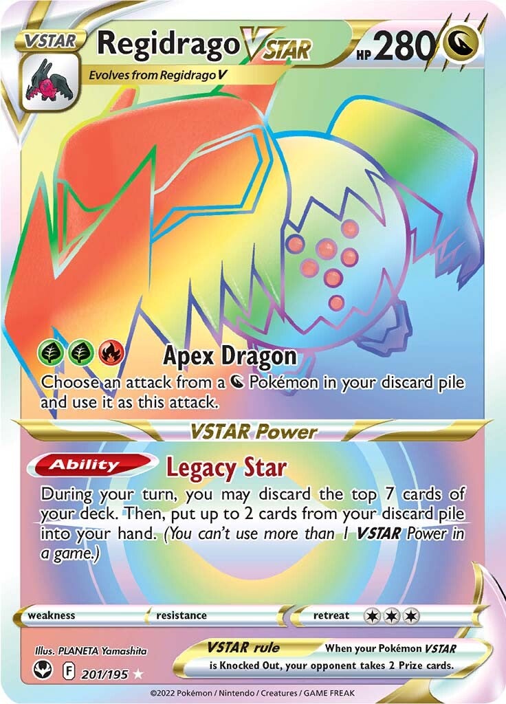 Regidrago VSTAR (201/195) [Sword & Shield: Silver Tempest] Pokémon