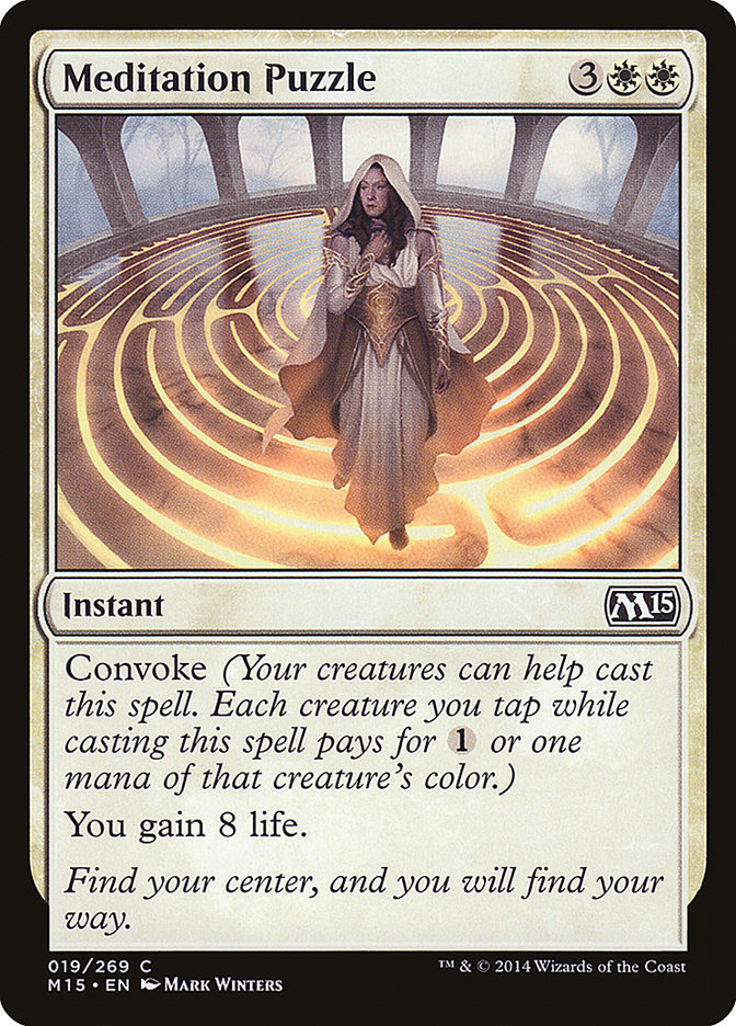 Meditation Puzzle [Magic 2015] Magic: The Gathering