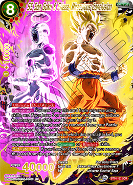 SS Son Goku & Frieza, Miraculous Conclusion (BT14-152) [Cross Spirits] Dragon Ball Super