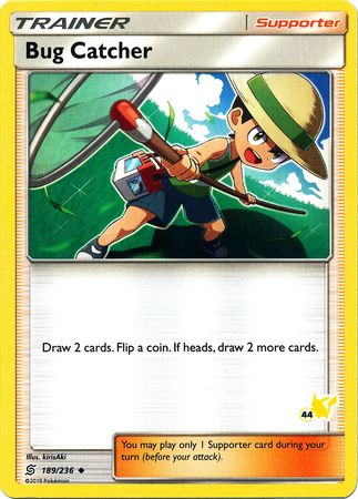 Bug Catcher (189/236) (Pikachu Stamp