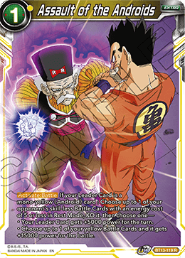 Assault of the Androids (Rare) (BT13-119) [Supreme Rivalry] Dragon Ball Super