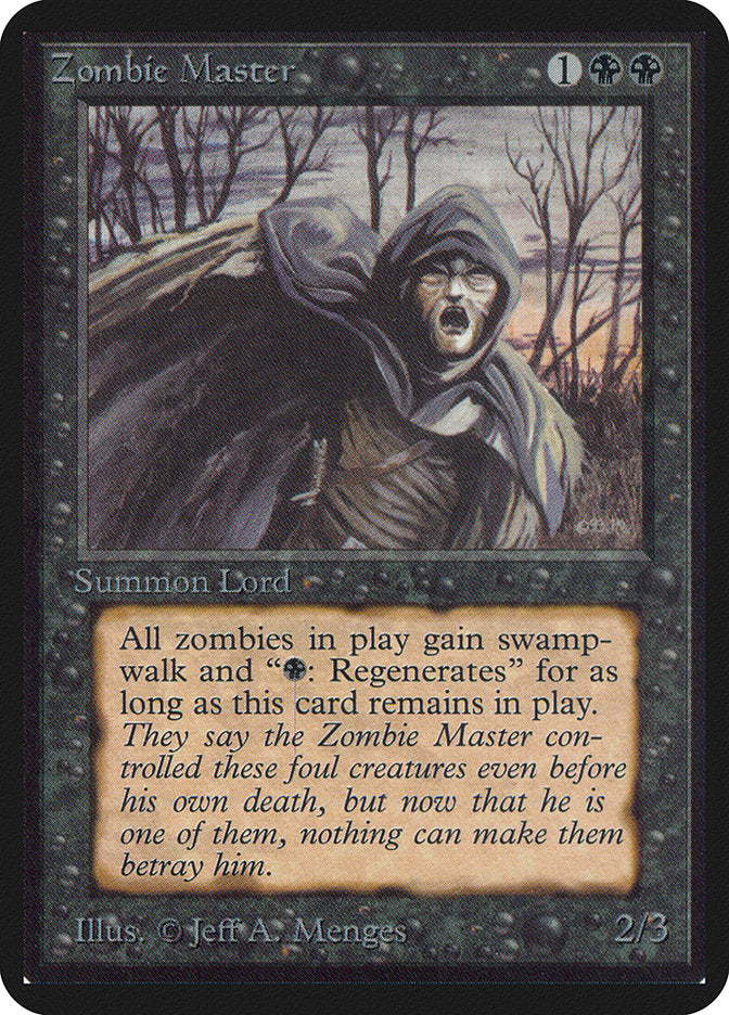 Zombie Master [Alpha Edition] Magic: The Gathering