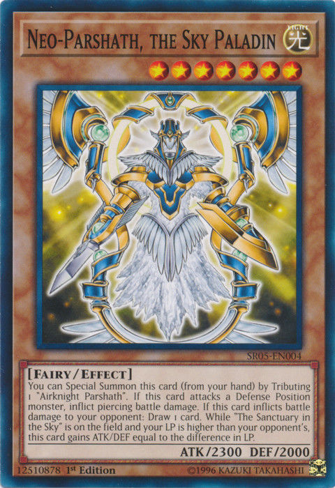 Neo-Parshath, the Sky Paladin [SR05-EN004] Common Yu-Gi-Oh!