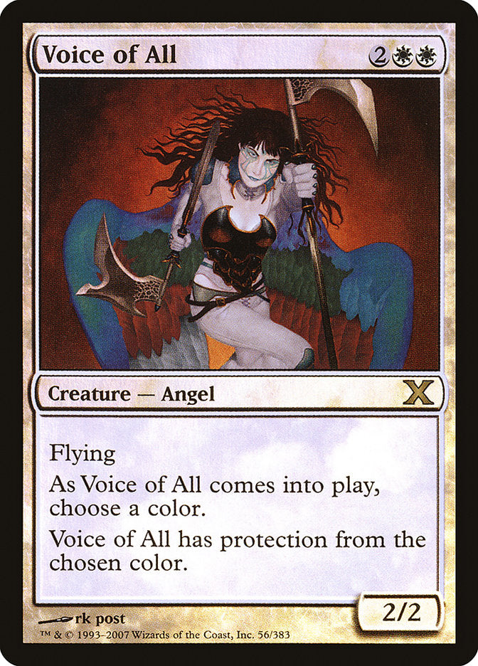 Voice of All (Premium Foil) [Tenth Edition] Magic: The Gathering