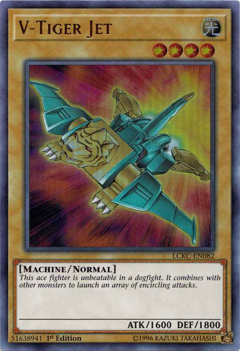 V-Tiger Jet [LCKC-EN082] Ultra Rare Yu-Gi-Oh!