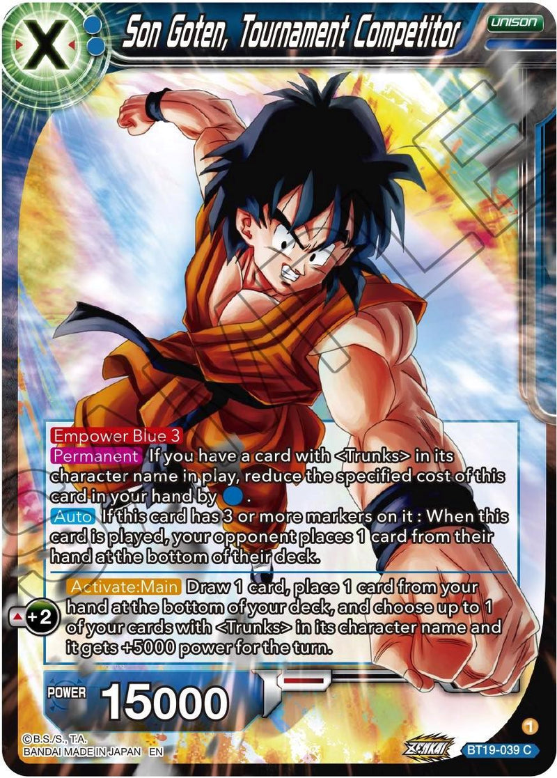 Son Goten, Tournament Competitor (BT19-039) [Fighter's Ambition] Dragon Ball Super