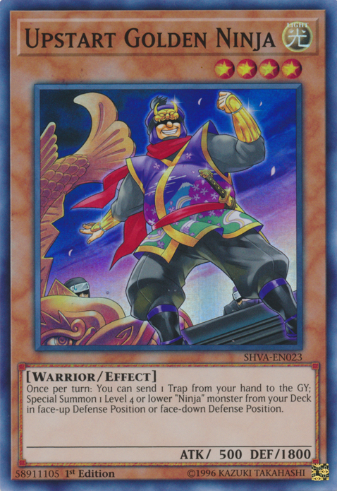 Upstart Golden Ninja [SHVA-EN023] Super Rare Yu-Gi-Oh!