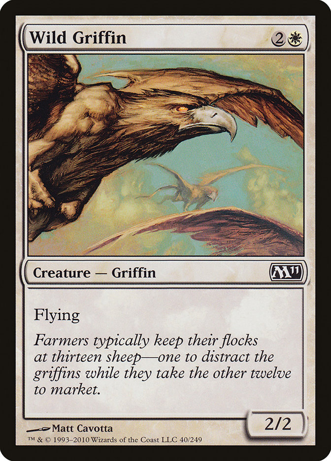 Wild Griffin [Magic 2011] Magic: The Gathering