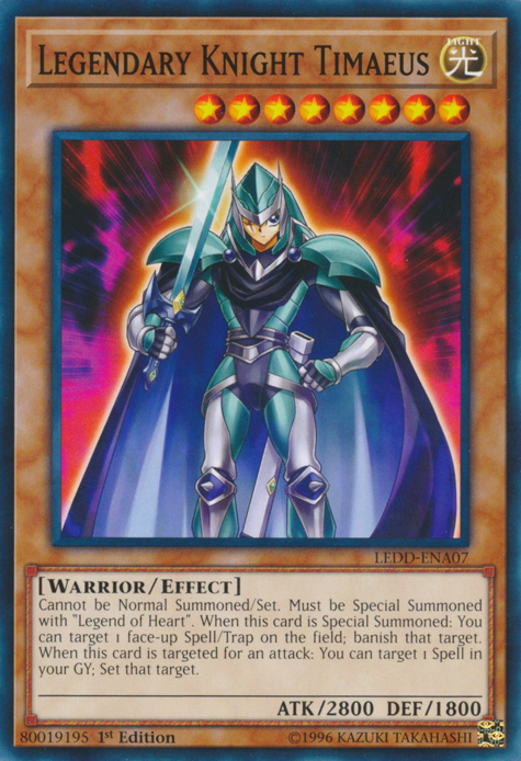 Legendary Knight Timaeus [LEDD-ENA07] Common Yu-Gi-Oh!