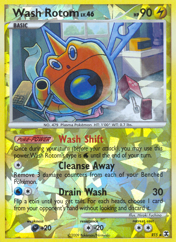 Wash Rotom (RT5) [Platinum: Rising Rivals] Pokémon