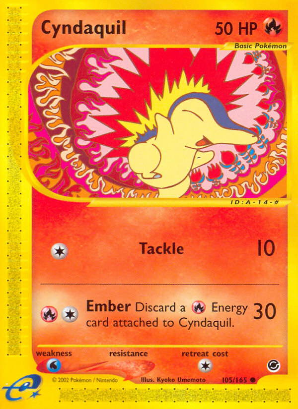 Cyndaquil (105/165) [Expedition: Base Set] Pokémon