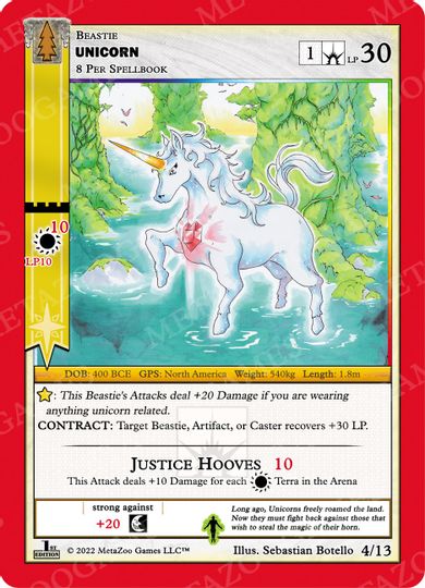 Unicorn [Cryptid Nation: Wilderness First Edition Release Event Deck] Metazoo