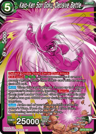 Kaio-Ken Son Goku, Decisive Battle (BT15-066) [Saiyan Showdown] Dragon Ball Super