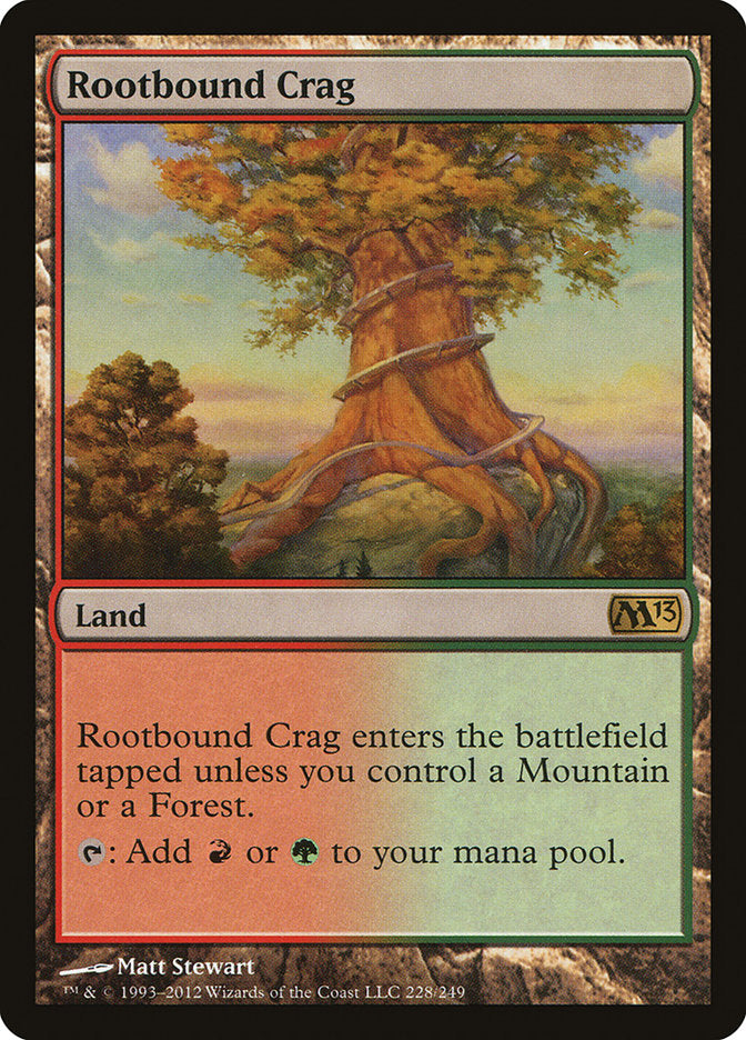 Rootbound Crag [Magic 2013] Magic: The Gathering