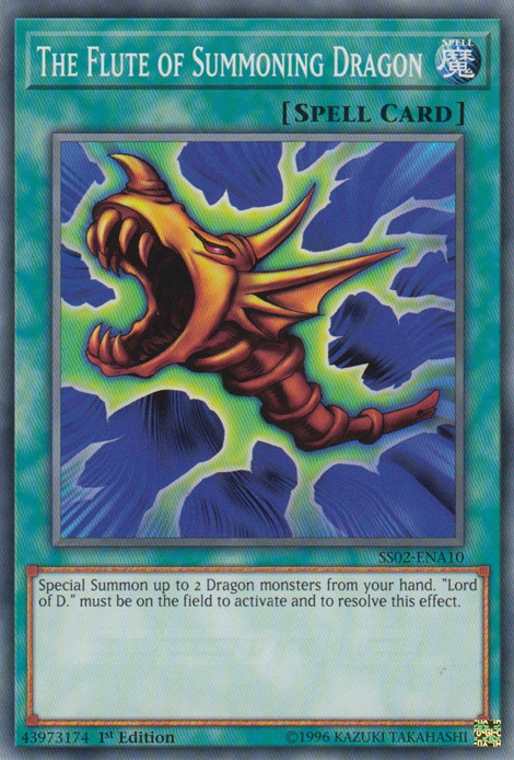 The Flute of Summoning Dragon [SS02-ENA10] Common Yu-Gi-Oh!