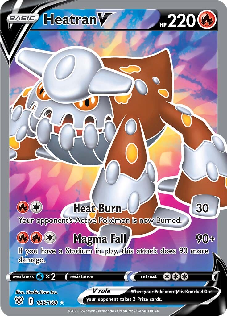 Heatran V (165/189) [Sword & Shield: Astral Radiance] Pokémon