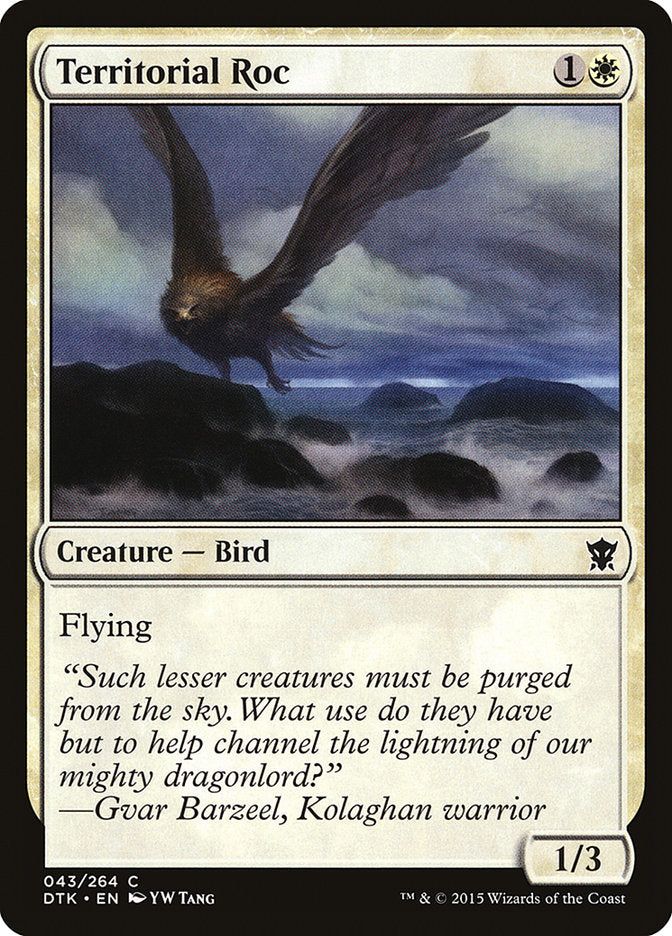 Territorial Roc [Dragons of Tarkir] Magic: The Gathering