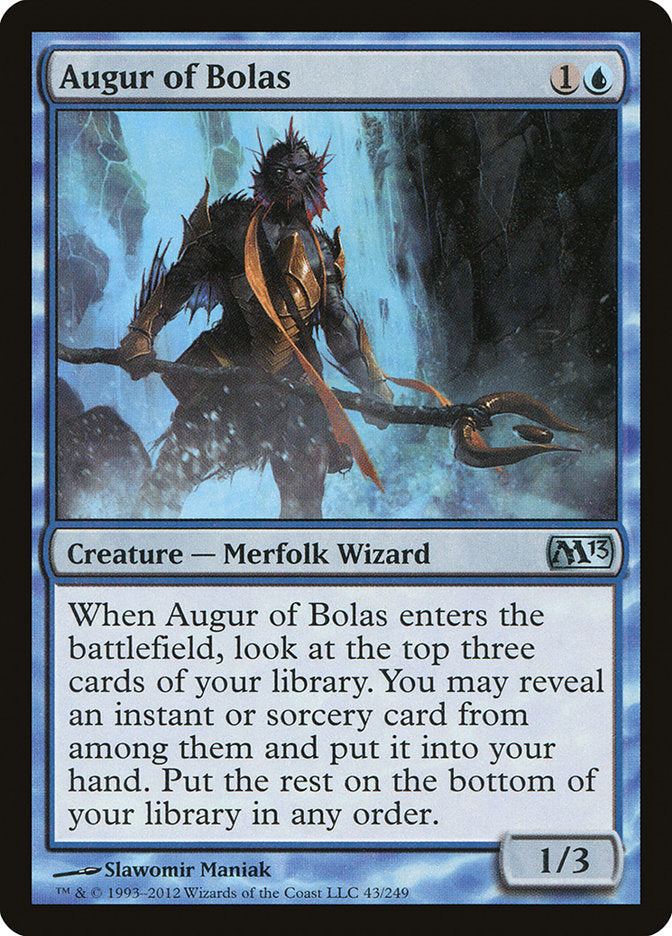 Augur of Bolas [Magic 2013] Magic: The Gathering