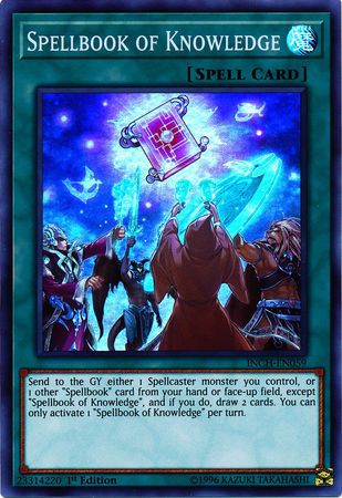 Spellbook of Knowledge [INCH-EN059] Super Rare Yu-Gi-Oh!