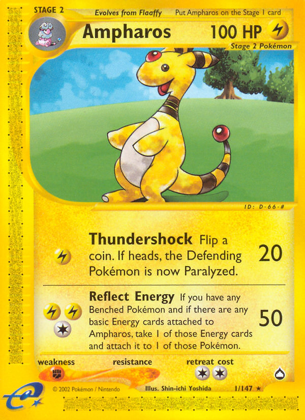 Ampharos (1/147) [Aquapolis] Pokémon