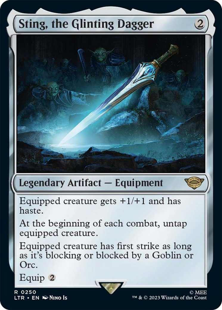 Sting, the Glinting Dagger [The Lord of the Rings: Tales of Middle-Earth] Magic: The Gathering