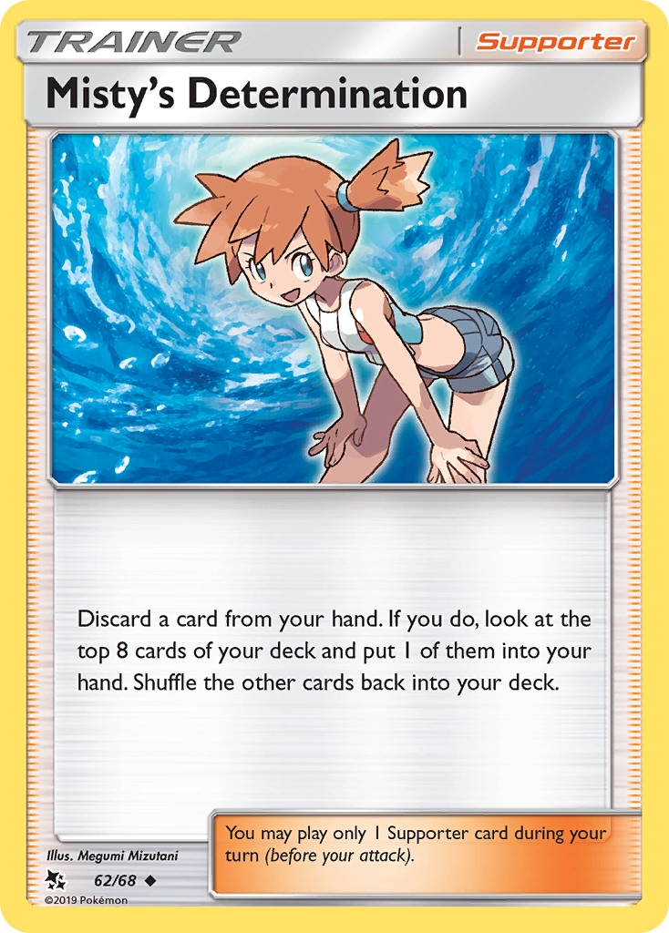 Misty's Determination (62/68) [Sun & Moon: Hidden Fates] Pokémon