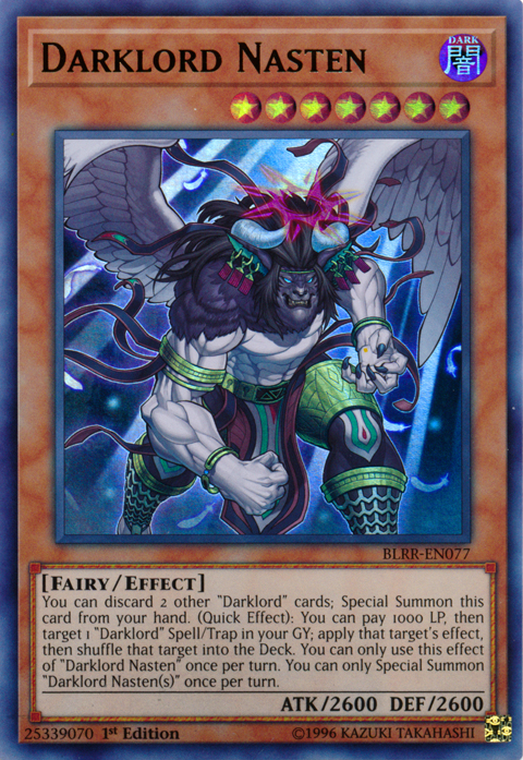 Darklord Nasten [BLRR-EN077] Ultra Rare Yu-Gi-Oh!