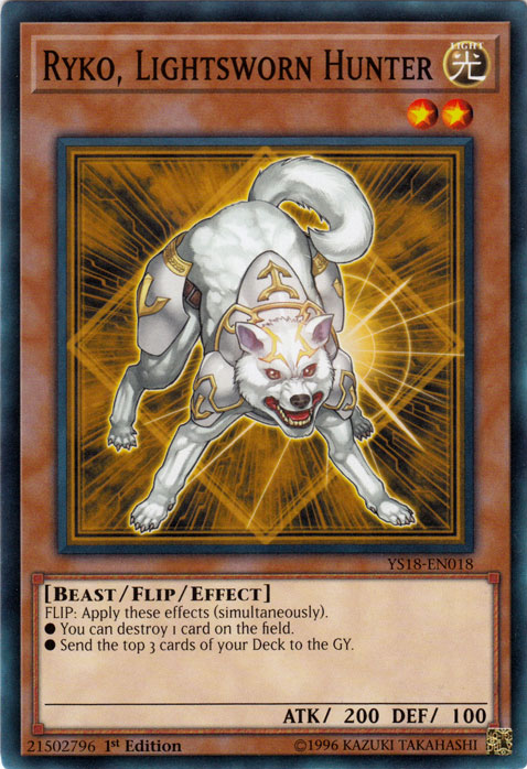 Ryko, Lightsworn Hunter [YS18-EN018] Common Yu-Gi-Oh!