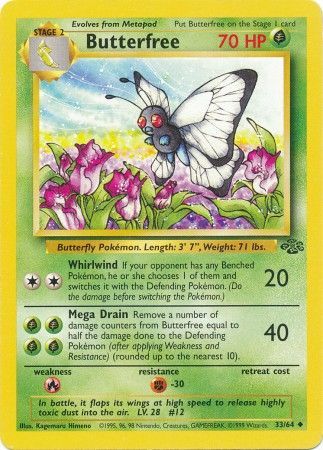 Butterfree (33/64) [Jungle Unlimited] Pokémon