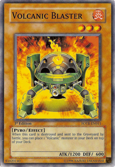 Volcanic Blaster [FOTB-EN011] Common Yu-Gi-Oh!